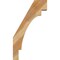 Ekena Millwork 4"W x 16"D x 28"H Merced Rough Sawn Knee Brace, Western Red Cedar BRC04X16X28MRC00RWR - alternate 4